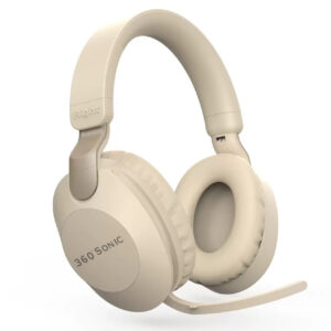 360°Sonic Wireless BT5.3 Headphones Over Ear Gaming Headset with Rotatable Microphone Call Center