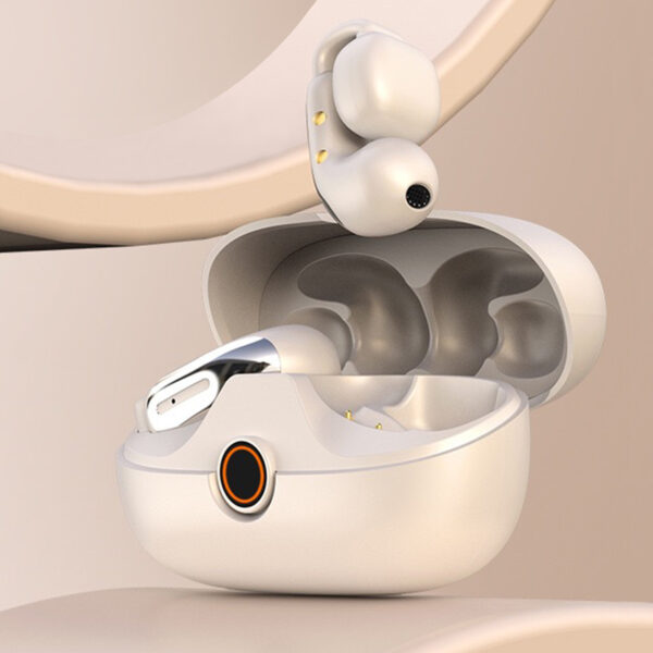 360°Sonic Open Ear Headphones, Wireless Earbuds Bluetooth Headphones Sport, True Wireless Noise Cancelling Earbuds, Ear Clip Bluetooth Headphones, with Earhooks for Sport, Running, Cycling - 图片 3